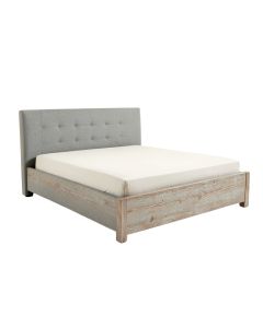 Lockridge Solid Wood And Upholstered Low Profile Standard Bed (synthetic illustration; no displayed measurements)