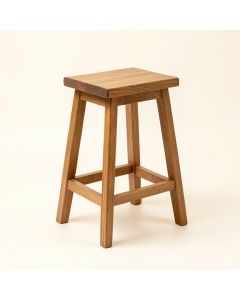 Powe Solid Wood Bar & Counter Stool (synthetic illustration; no displayed measurements)