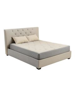 Guisasola Twin Tufted Upholstered Platform Bed