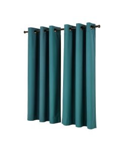 Whitnash Solid Blackout Thermal Grommet Curtain Panels