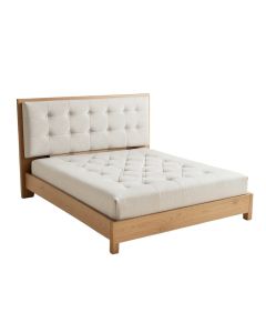 Adisynne Twin Tufted Upholstered Platform Bed