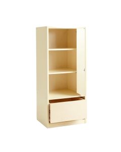 Maple Dell Narrow Cubby Tower - Cream