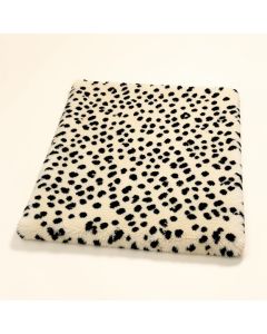 Animal Print Tufted Wool Ivory/Black Area Rug (synthetic illustration; no displayed measurements)