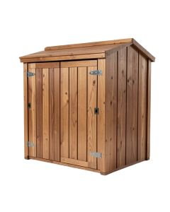 5 Ft. W X 3 Ft. D Solid Wood Lean-To Tool Shed