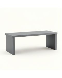 Shore Crest Desktop Monitor Riser - Gray (synthetic illustration; no displayed measurements)