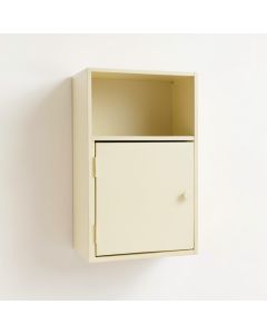 Birch Bridge Wall-Mounted Entry Cabinet - Cream (synthetic illustration; no displayed measurements)