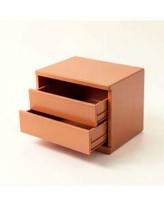 Glen Brook Small-Parts Storage Drawer Cabinet - Terracotta (synthetic illustration; no displayed measurements)