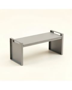 Shore Brook Narrow Outdoor Storage Bench - Gray (synthetic illustration; no displayed measurements)