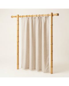 Gilvin Beaded Doorway Sheer Single Curtain Panel (synthetic illustration; no displayed measurements)