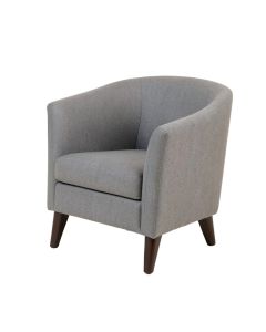 Kambelle Upholstered Parsons Chair In Gray