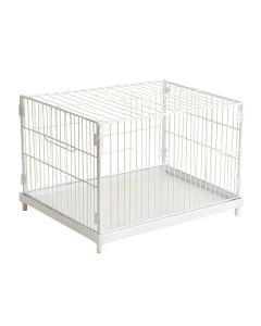 Lake Brook Empty Furniture-Style Pet Crate - White