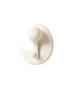 Meadow Bridge Wall-Mounted Robe Hook - White (synthetic illustration; no displayed measurements)