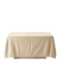 Shore Arc Flat Bed Sheet - Beige