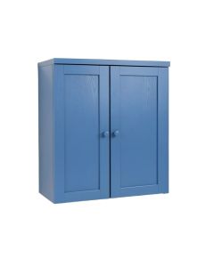 Field Bend Wall-Mounted Entry Cabinet - Blue (synthetic illustration; no displayed measurements)