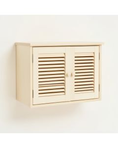 Cedar Bluff Wall-Mounted Entry Cabinet - Ivory (synthetic illustration; no displayed measurements)