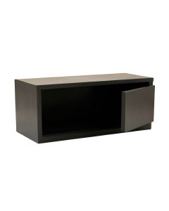 Aspen Crossing Shoe Storage Bench - Black (synthetic illustration; no displayed measurements)
