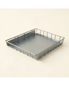 Lake Falls Empty Under-Desk Cable Tray - Gray (synthetic illustration; no displayed measurements)