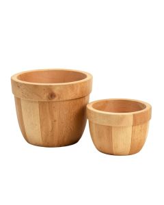 Happy Planter Planter , Set Of 2 ( Large , Medium ) , Cedar
