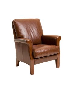 Adelinda 32 '' Wide Leather Match Club Chair (synthetic illustration; no displayed measurements)