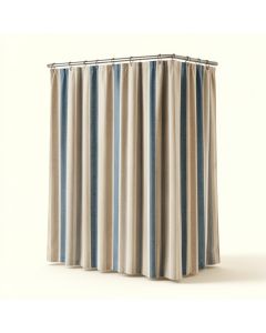 Striped Single Shower Curtain (synthetic illustration; no displayed measurements)