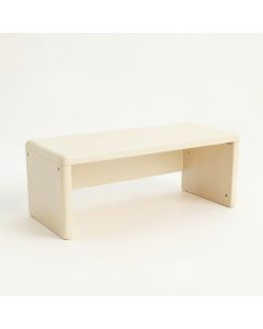 Glen Bridge Indoor Bench - Cream (synthetic illustration; no displayed measurements)