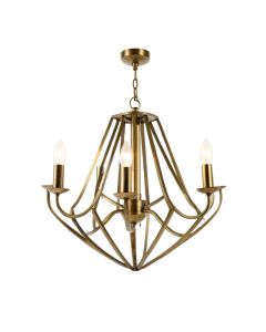 Maggiemae 4 - Light Lantern Geometric Chandelier