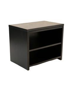 Stone Branch Empty Countertop Canister Rack - Black