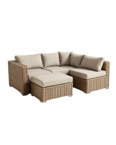 Aidee Patio Sectional With Cushions (synthetic illustration; no displayed measurements)