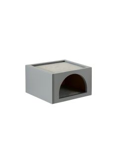 Glen Edge Wall-Mounted Cat Perch - Gray