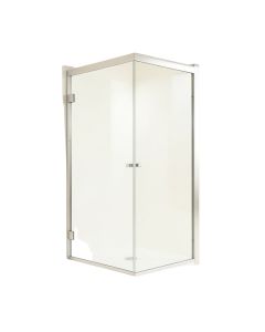 Elan E-Class 60 '' W X 66 '' H Single Sliding Frameless Shower Door With Rollerdisk Technology