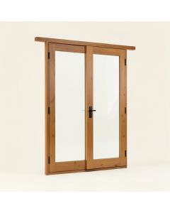 Glass Sliding Closet Doors With Installation Hardware Kit (synthetic illustration; no displayed measurements)