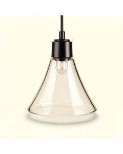 6.25 '' H Glass Bell Pendant Shade ( Clip On ) (synthetic illustration; no displayed measurements)