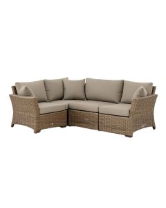 Falmouth 8 Piece Rattan Sofa Seating Group With Cushions (synthetic illustration; no displayed measurements)