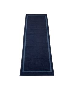 Heath Bend Narrow Runner Rug - Navy