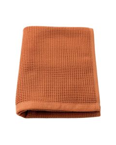 Meadow Crossing Bath Towel - Terracotta (synthetic illustration; no displayed measurements)