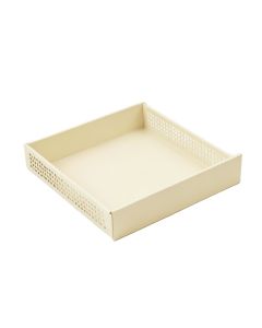 Harbor Bridge Empty Under-Desk Cable Tray - Cream (synthetic illustration; no displayed measurements)