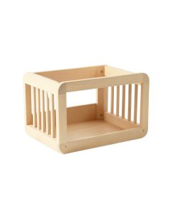 Cliff Field Empty Furniture-Style Pet Crate - Beige (synthetic illustration; no displayed measurements)