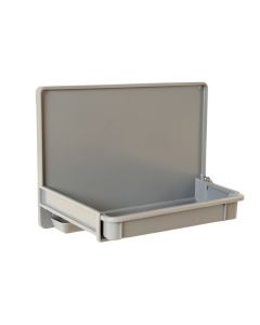 Harbor Crest Empty Wall-Mounted Tool Organizer Panel - Gray (synthetic illustration; no displayed measurements)