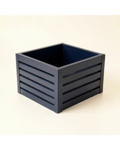 Aspen Bridge Empty Furniture-Style Litter Enclosure - Navy (synthetic illustration; no displayed measurements)