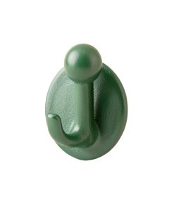 Linden Bridge Wall-Mounted Robe Hook - Green (synthetic illustration; no displayed measurements)