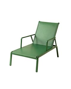 Dawn Bend Outdoor Lounge Chair - Green (synthetic illustration; no displayed measurements)
