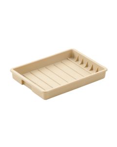 Reed Bluff Empty Under-Desk Cable Tray - Beige (synthetic illustration; no displayed measurements)