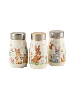 Certified International Bunny Patch 3D Salt And Pepper Shaker Set