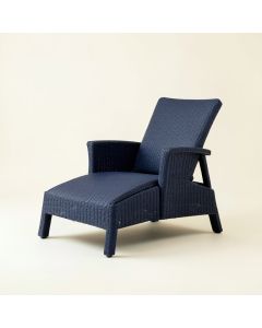 Holly Crest Outdoor Lounge Chair - Navy (synthetic illustration; no displayed measurements)