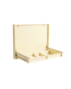 Dune Dell Empty Wall-Mounted Tool Organizer Panel - Ivory (synthetic illustration; no displayed measurements)