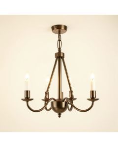 Ainsdale 5 - Light Candle Style Drum Chandelier (synthetic illustration; no displayed measurements)