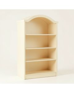 Reed Arc Freestanding Bookcase - Cream (synthetic illustration; no displayed measurements)