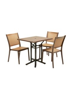Racquel Patio 3 Piece Bistro Set