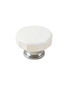 Moss Bend Cabinet Knob Without Packaging - White