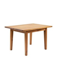 Aouab 35.4 '' Rubberwood Solid Wood Dining Table (synthetic illustration; no displayed measurements)